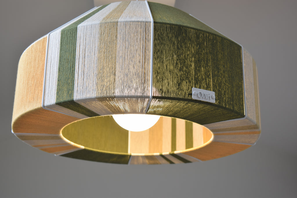 017 TIPU OK06 STRIPES MOSS GREEN-MUSTARD-RAW