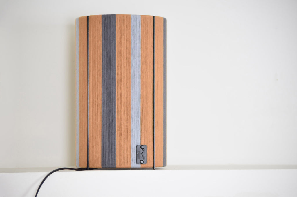 001 KAURI OK21 CAMEL-GRAY STRIPES O-GRAY M