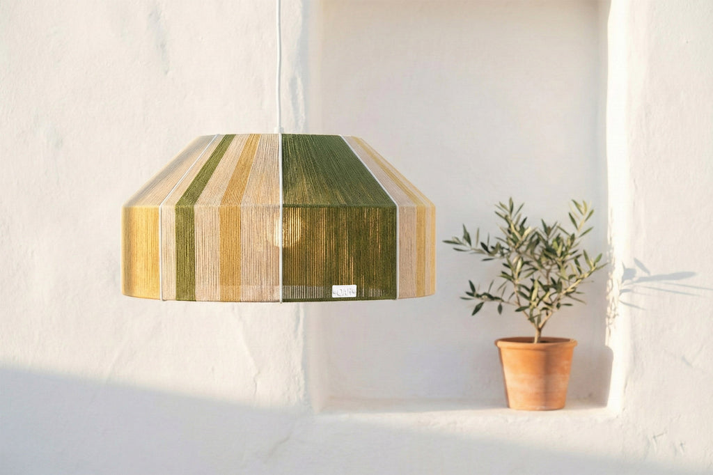 017 TIPU OK06 STRIPES MOSS GREEN-MUSTARD-RAW